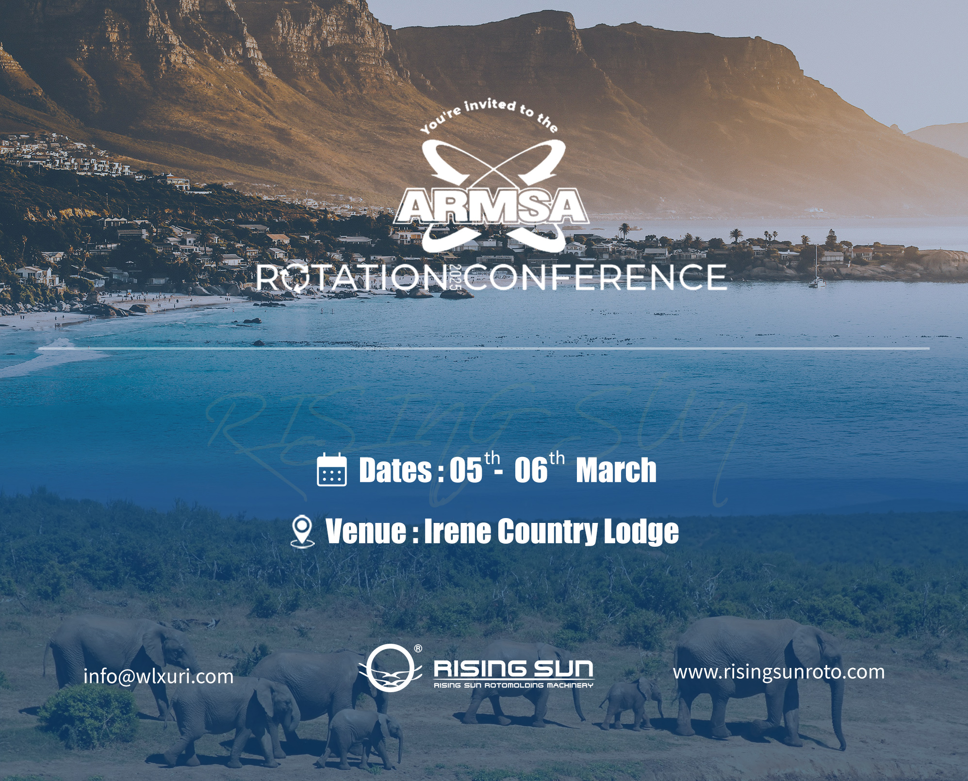 Rising Sun Rotomolding Machinery is pleased to announce its participation in the ARMSA conference 2025 in South Africa